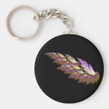 angel wing keychain