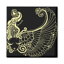 Angel Wing Magnet by Noir_et_Blanc Angel Wing Magnet