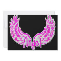 Angel Wings-Angelic Invitation (You Personalize)
