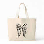 Angel wings tote bag