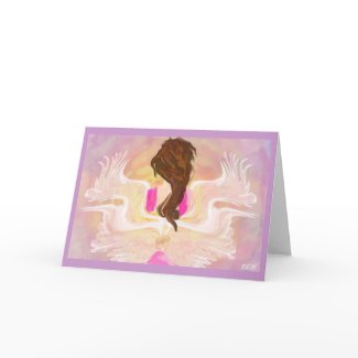 Angel Wings Card card