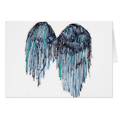 Get your own set of angel wings Drawing created by artist Alina Bradford