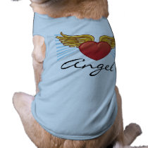 Angel Wings Dog t-shirt pet clothing by DoggieAvenue Angel Wings Dog t-shirt pet clothing