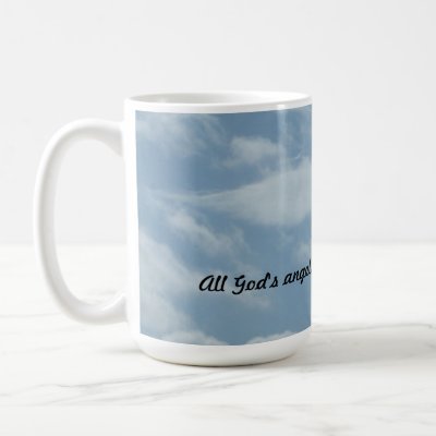 Angel Wings in the Clouds 15 oz Mug by OurSouthernCharm