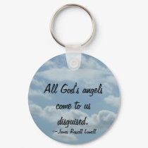 Angel Wings in the Clouds Key Chain keychains by OurSouthernCharm Angel Wings in the Clouds Key Chain keychains