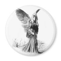 angel wings fridge magnets