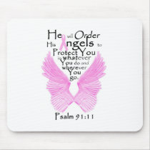Angel Wings Mouse Pad