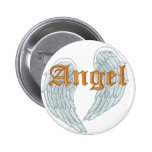 Angel Wings Pinback Buttons