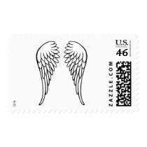 Angel wings postage