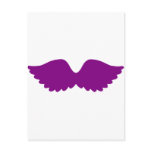 Angel wings post card