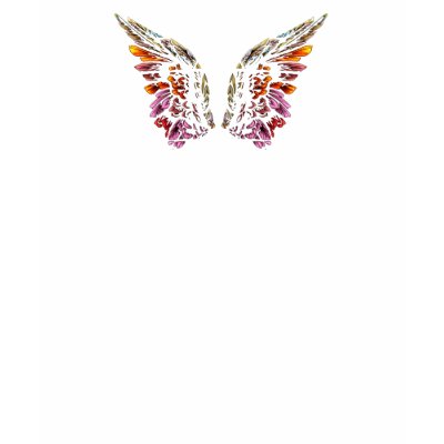 angel wings t-shirt by guruscotty