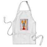 Angel With a Rose (plain) Apron