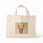 Angel With a Rose (plain) Canvas Bags