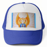 Angel With a Rose (plain) Mesh Hat
