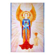 Angel With a Rose (plain) posters