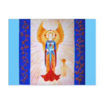 Angel With a Rose postcards by Leenasart Angel With a Rose postcards