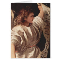 Angel with Banner 1522 Card