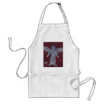Angel with big feet apron