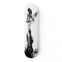 Angel with Broken Wing Skate Board