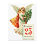 Angel with Christmas tree