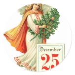 Angel with Christmas tree
