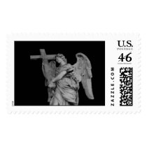 Angel with Cross postage