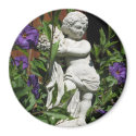 Angel with flowers magnets