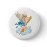 Angel with Halo and Golden Harp by Al Rio Pin