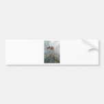 Angel with hawk for good fortune bumper sticker