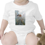 Angel with hawk for good fortune tee shirts