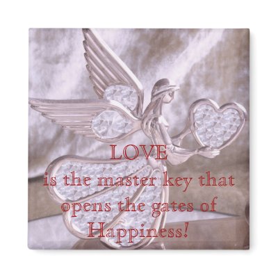 Angel with Heart Fridge Magnet by ggbythebay