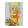 Angel With holly And Mandolin Postcards