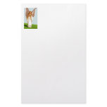 Angel With Kaftan Headband And Flowers Stationery