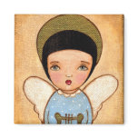 Angel With Lira Magnets
