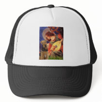 Angel With Mandolin - Airedale Terrier Trucker Hat