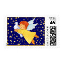 Angel with Peace Dove postage