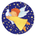 Angel with Peace Dove stickers