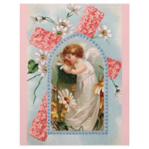 Angel with pink cross flyers by AndreasAngels Angel with pink cross flyers