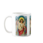 Angel With Pink Ribbon Triptych Mugs