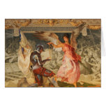 Angel with Rosary Card