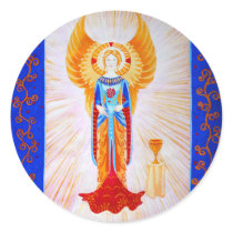 Angel With Rose stickers