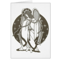 Angel with sash cards by johndavidpowell Angel with sash cards