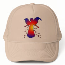 ANGEL WITH STARS hats by dgpaulart ANGEL WITH STARS hats