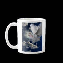 Angel with Trumpet Mug mugs