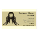 Angel with wings business card templates