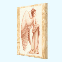 Angel Woman canvas prints