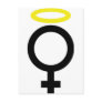 angel woman icon postcards