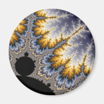 Angela - Fractal Refrigerator Magnet