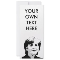 Angela Merkel rack cards by Politicaltshirts Angela Merkel rack cards