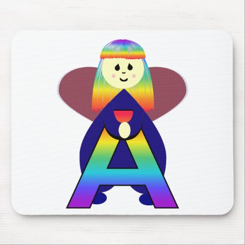 Angelbet Letter A Mousepad